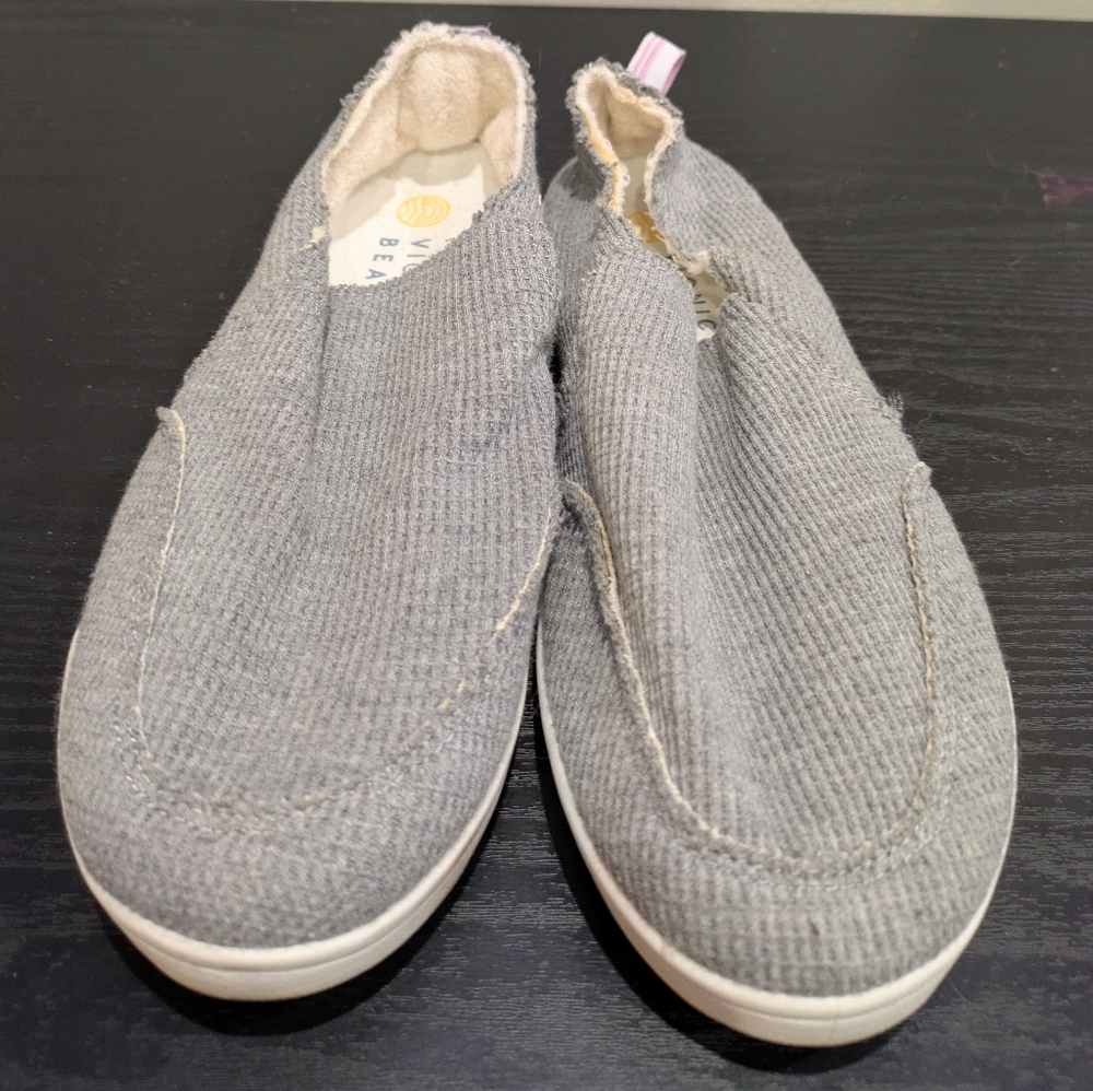 Vionic Women's Gray Slip-On Slippers Size 7.5